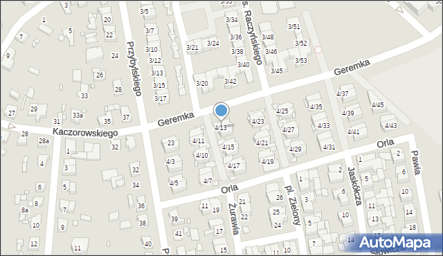 Swarzędz, Osiedle Raczyńskiego Edwarda, 4/13, mapa Swarzędz
