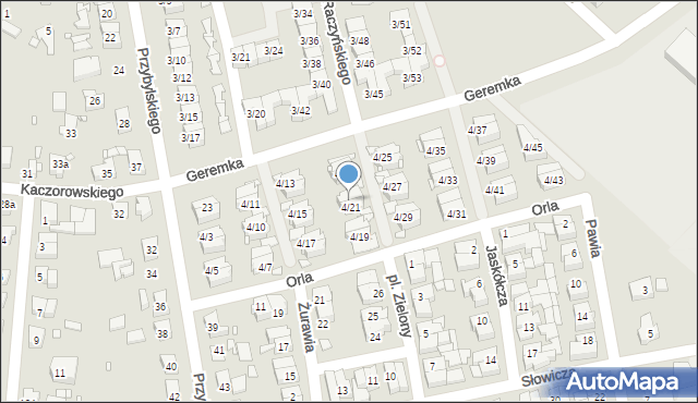 Swarzędz, Osiedle Raczyńskiego Edwarda, 4/22, mapa Swarzędz