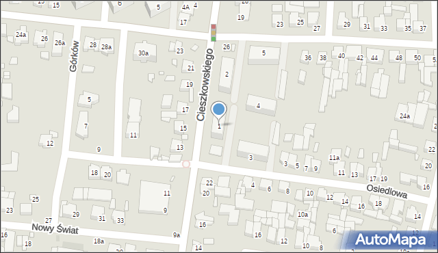 Swarzędz, Osiedle Władysława IV, 1, mapa Swarzędz