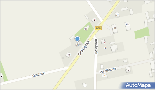 Sypniewo, Ostrołęcka, 46, mapa Sypniewo