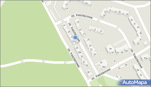 Szczecin, Osiedle Kasztanowe, 26, mapa Szczecina