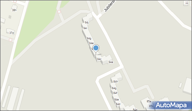 Szczecin, Osiedle Kasztanowe, 94d, mapa Szczecina