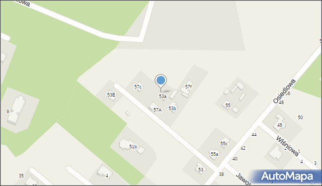 Targówka, Osiedlowa, 57B, mapa Targówka