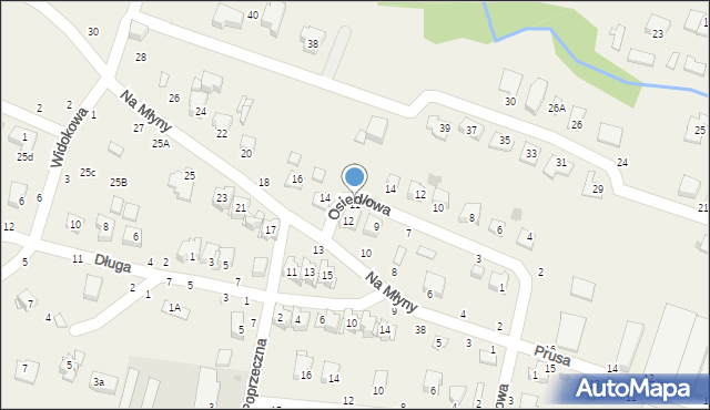 Tarnowiec, Osiedlowa, 11, mapa Tarnowiec