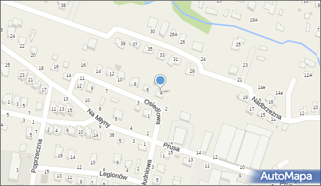 Tarnowiec, Osiedlowa, 4, mapa Tarnowiec