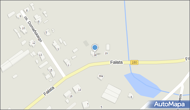 Trzcianka, Osiedle Domańskiego Bolesława, ks., 1a, mapa Trzcianka