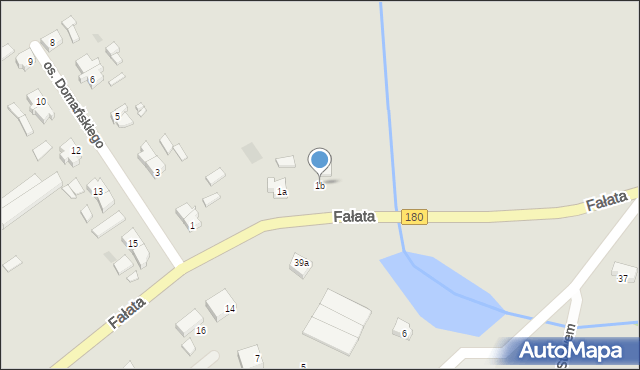 Trzcianka, Osiedle Domańskiego Bolesława, ks., 1b, mapa Trzcianka