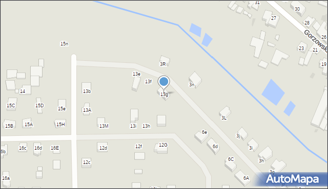 Trzcianka, Osiedle Stanisława Augusta Poniatowskiego, 13g, mapa Trzcianka