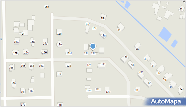 Trzcianka, Osiedle Stanisława Augusta Poniatowskiego, 13h, mapa Trzcianka