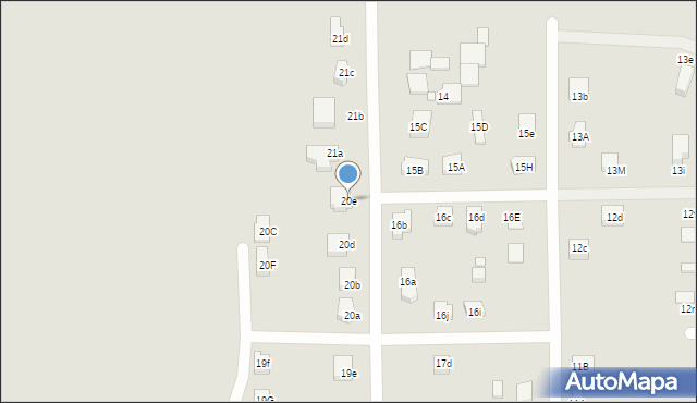 Trzcianka, Osiedle Stanisława Augusta Poniatowskiego, 20e, mapa Trzcianka