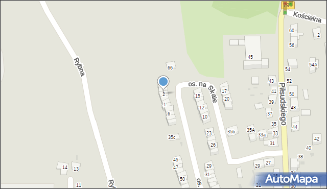 Trzebinia, Osiedle na Skale, 44, mapa Trzebinia