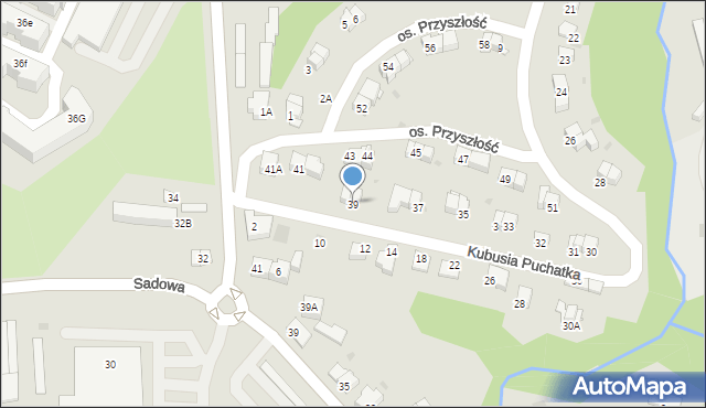 Wieliczka, Osiedle Przyszłość, 39, mapa Wieliczka