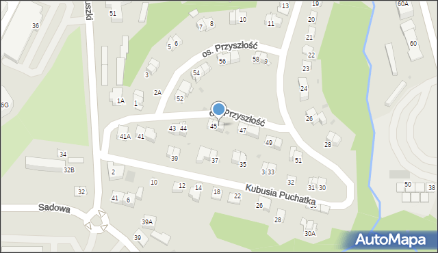 Wieliczka, Osiedle Przyszłość, 46, mapa Wieliczka