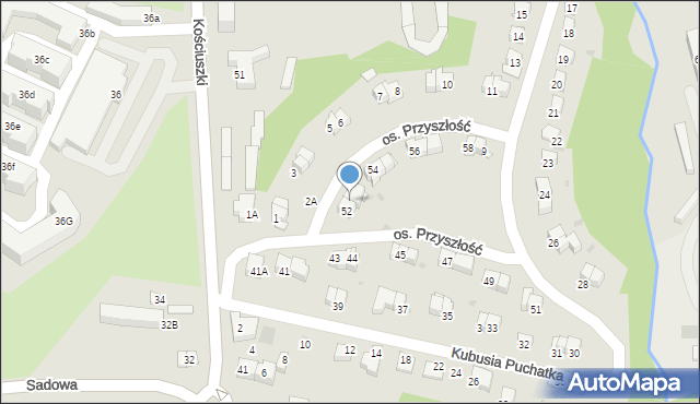 Wieliczka, Osiedle Przyszłość, 53, mapa Wieliczka