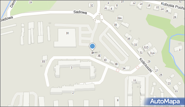 Wieliczka, Osiedle Szymanowskiego Karola, 3F, mapa Wieliczka