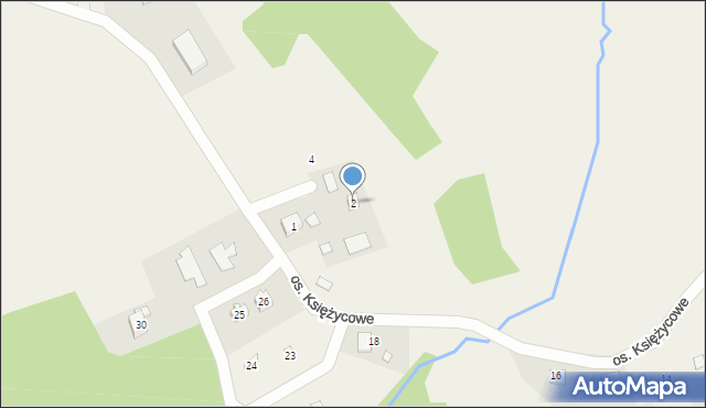Wierzbiczany, Osiedle Wypoczynkowe, 2, mapa Wierzbiczany