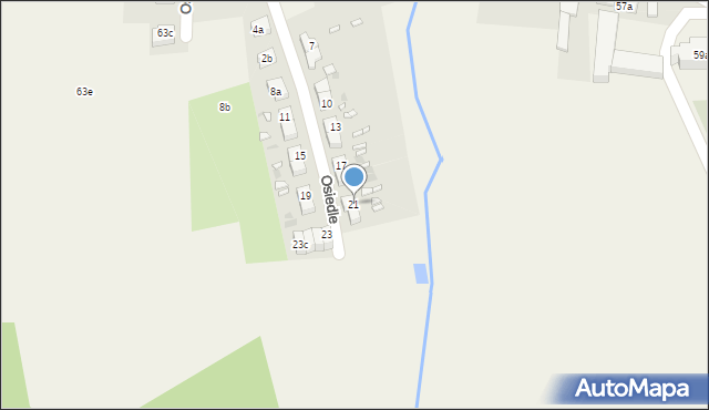 Wolibórz, Osiedle, 21, mapa Wolibórz