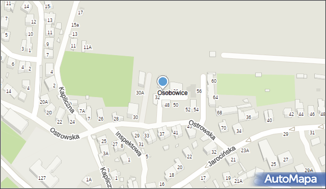 Wrocław, Ostrowska, 34, mapa Wrocławia