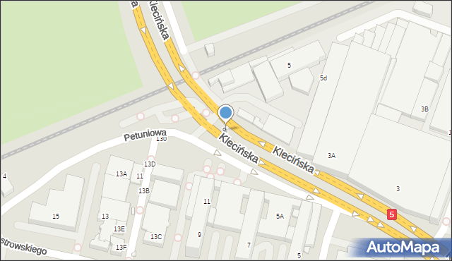 Wrocław, Ostrowskiego Aleksandra, 9i, mapa Wrocławia