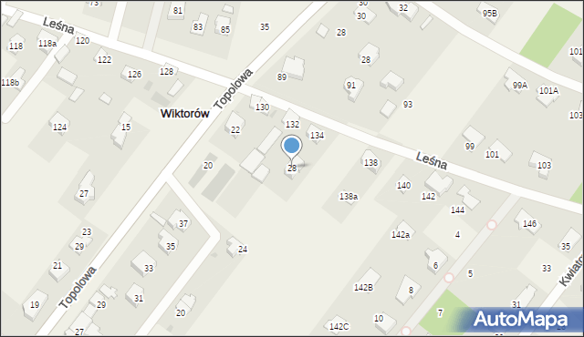 Wyględy, Osiedlowa, 28, mapa Wyględy