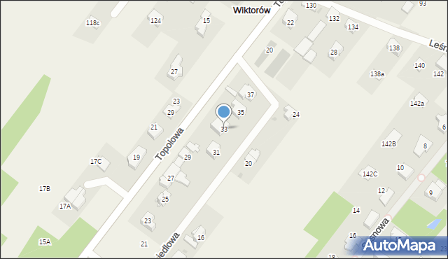 Wyględy, Osiedlowa, 33, mapa Wyględy