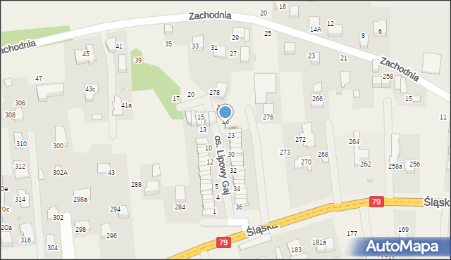 Zabierzów, Osiedle Lipowy Gaj, 27, mapa Zabierzów