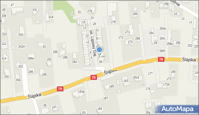 Zabierzów, Osiedle Lipowy Gaj, 35, mapa Zabierzów