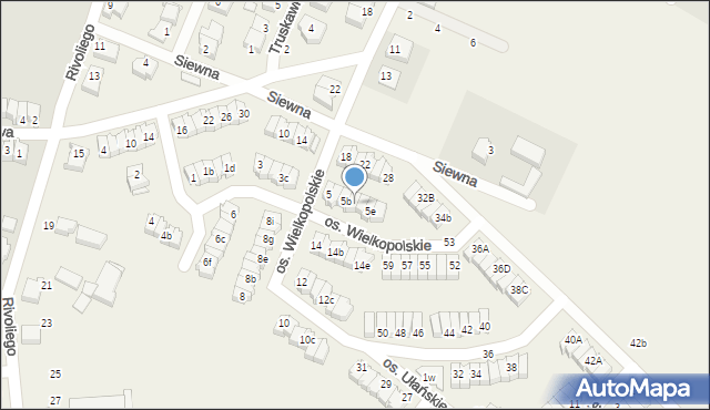 Zalasewo, Osiedle Wielkopolskie, 5c, mapa Zalasewo