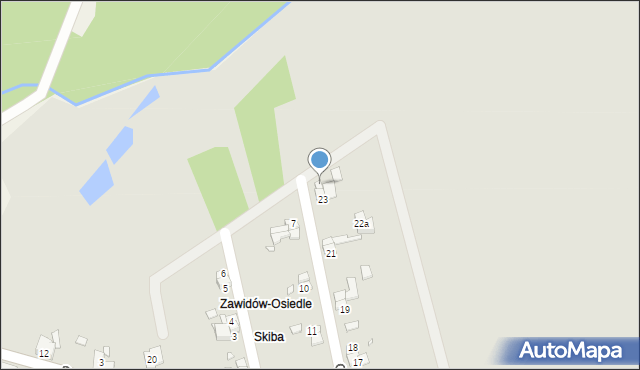 Zawidów, Osiedle, 24, mapa Zawidów