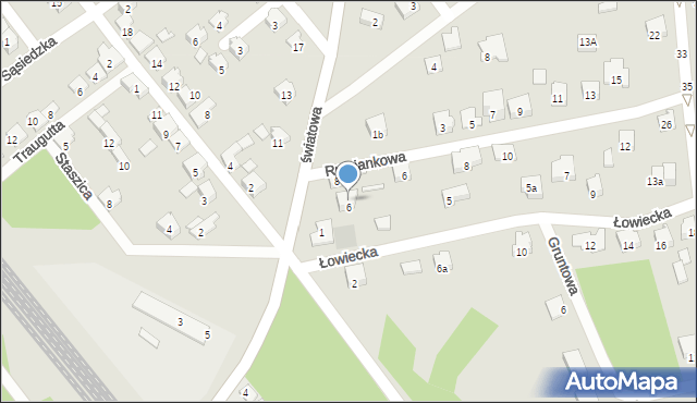 Zawiercie, Oświatowa, 6a, mapa Zawiercie