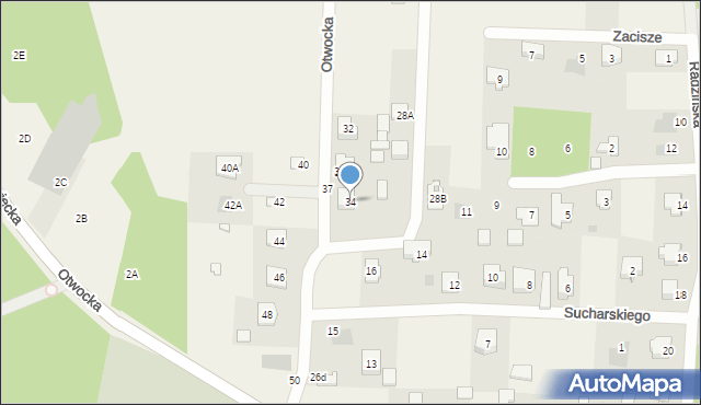 Celestynów, Otwocka, 34, mapa Celestynów