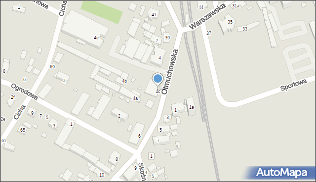Grodków, Otmuchowska, 4c, mapa Grodków