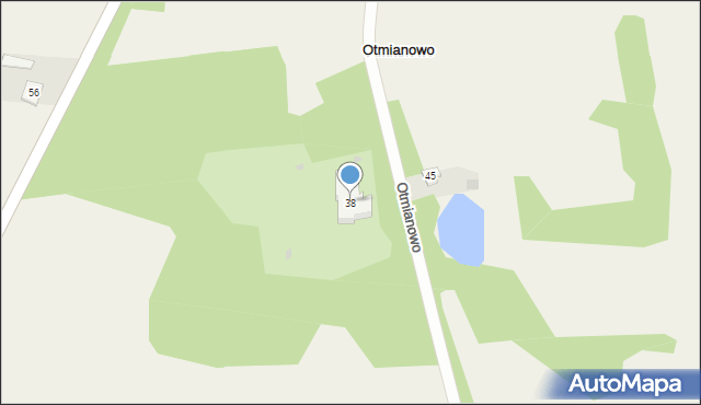 Otmianowo, Otmianowo, 38, mapa Otmianowo