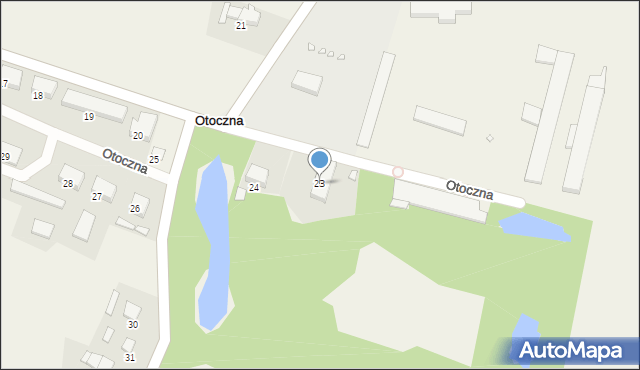 Otoczna, Otoczna, 23, mapa Otoczna