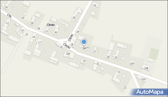 Otoki, Otoki, 28A, mapa Otoki