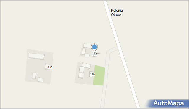 Otrocz, Otrocz, 148, mapa Otrocz