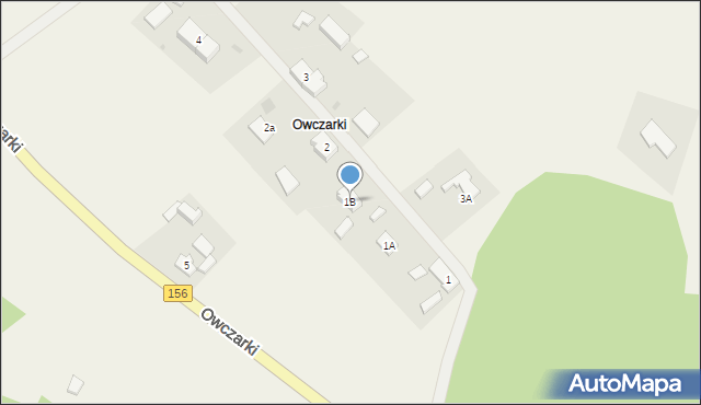 Owczarki, Owczarki, 1B, mapa Owczarki