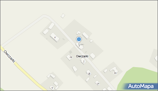 Owczarki, Owczarki, 3, mapa Owczarki