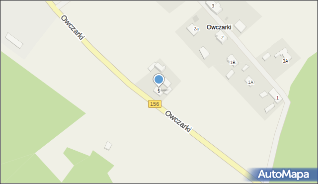 Owczarki, Owczarki, 5, mapa Owczarki