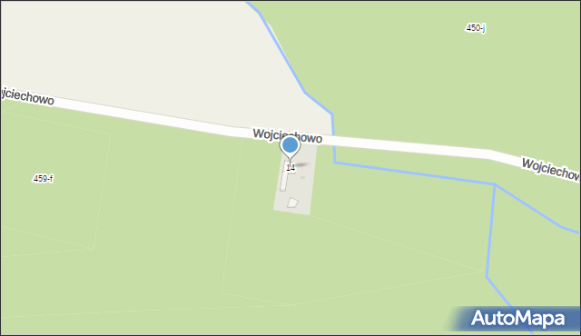 Owczegłowy, Owczegłowy, 14, mapa Owczegłowy