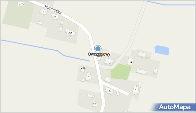 Owczegłowy, Owczegłowy, 3A, mapa Owczegłowy