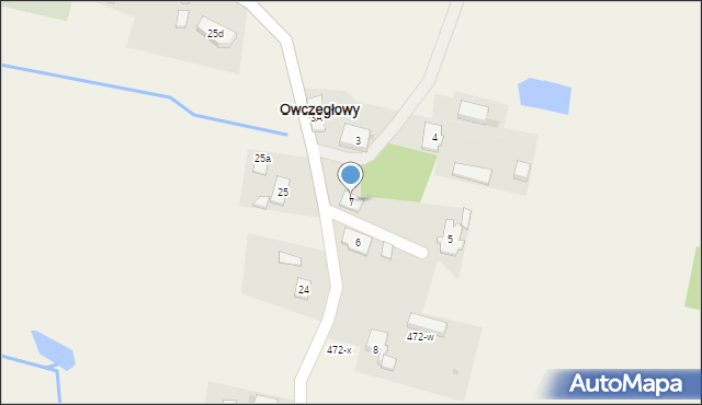 Owczegłowy, Owczegłowy, 7, mapa Owczegłowy