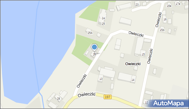 Owieczki, Owieczki, 26, mapa Owieczki