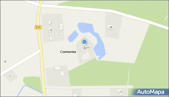 Owieczkowo, Owieczkowo, 29, mapa Owieczkowo