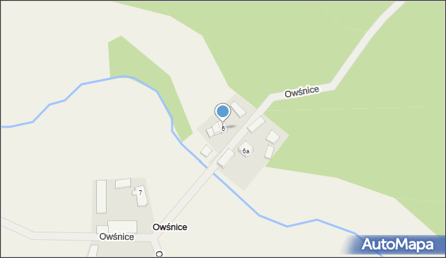 Owśnice, Owśnice, 6, mapa Owśnice