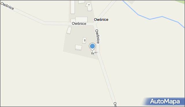 Owśnice, Owśnice, 8a, mapa Owśnice