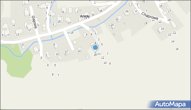 Pewel Ślemieńska, Owocowa, 10, mapa Pewel Ślemieńska