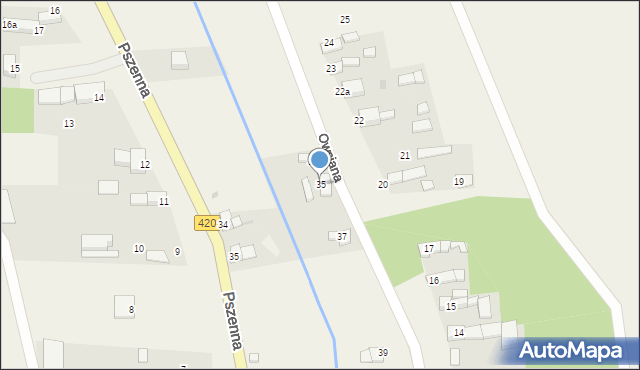 Pilszcz, Owsiana, 35, mapa Pilszcz