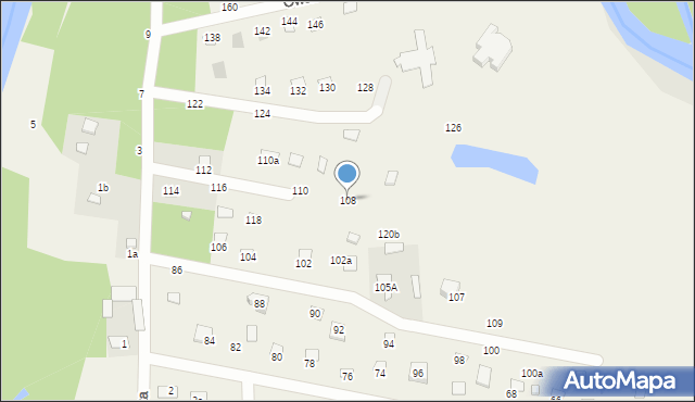 Zawiszyn, Owsiankowska, 108, mapa Zawiszyn