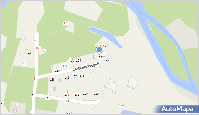 Zawiszyn, Owsiankowska, 152, mapa Zawiszyn